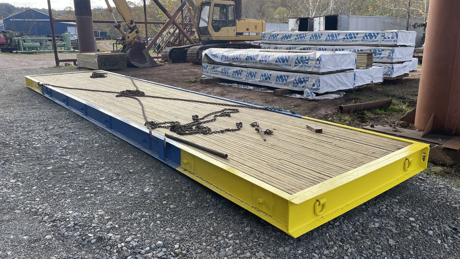 Completed bridge panel ready for delivery